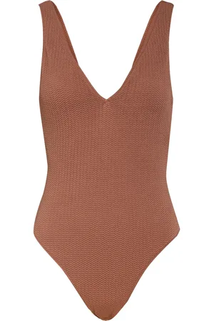 Seafolly Plavky Sea Dive světle hnědá