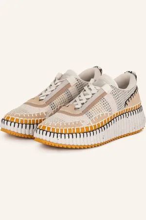 Chloé Sneakersy Nama béžová krémová