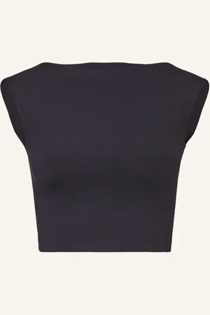 MYMARINI Cropped Top Sea černá
