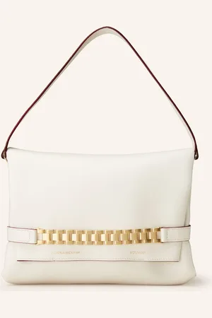 Victoria Beckham Kabelka Chain Pouch bílá