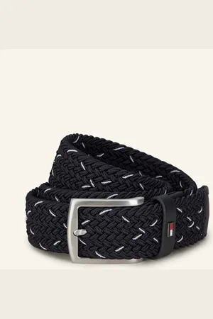 Tommy Hilfiger Proplétaný Opasek Denton tmavě modrá