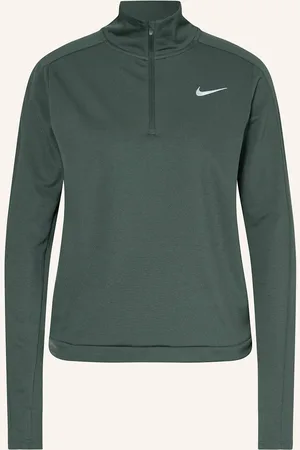 Nike Běžecké Tričko Dri-Fit Pacer tmavě zelená
