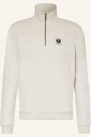 Belstaff Mikinový Troyer krémová