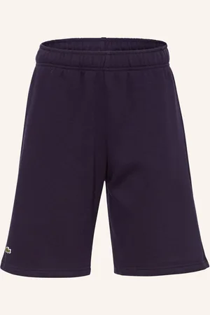 Lacoste Šortky Z Mikinové Látky tmavě modrá