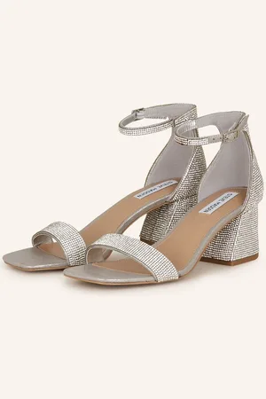 Steve Madden Sandály Epix-R S Ozdobnými Kamínky stříbrná