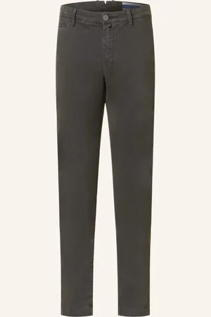 Jacob Cohen Chino Kalhoty Bobby Slim Fit tmavě šedá