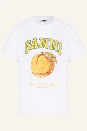 Ganni Tričko bílá