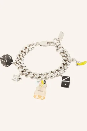 Marc Jacobs Náramek Perfect Charm stříbrná růžová