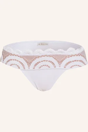 PilyQ Basic Bikinové Kalhotky Waterlily bílá