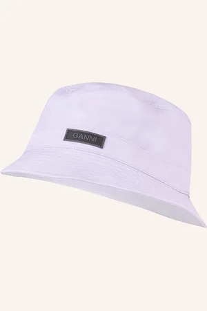 Ganni Klobouk Bucket-Hat Tech světle fialová