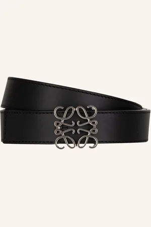 Loewe Kožený Opasek, Oboustranné Provedení černá koňaková