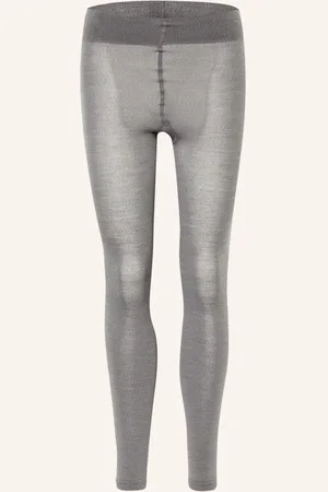 Falke Legíny Softmerino S Příměsí Merino Vlny šedá