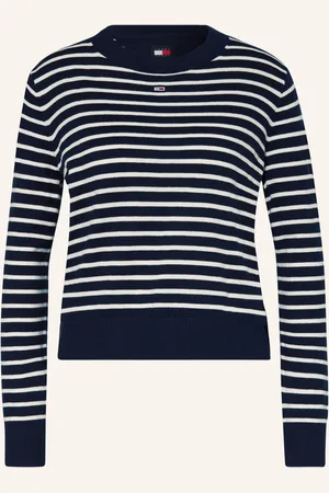 Tommy Hilfiger Svetr tmavě modrá bílá