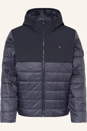 Tommy Hilfiger Prošívaná Bunda tmavě modrá