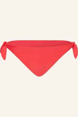 Moschino Trojúhelníkové Bikinové Kalhotky červená žlutá