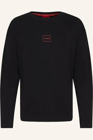 HUGO BOSS Pyžamové Tričko Laze černá červená