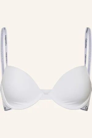 Calvin Klein Vyztužená Podprsenka Modern Cotton bílá