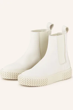 Copenhagen Shoes Chelsea Boty cph142 krémová