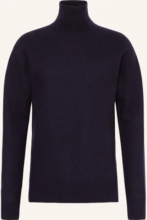 Jil Sander Svetr S Rolákem tmavě modrá