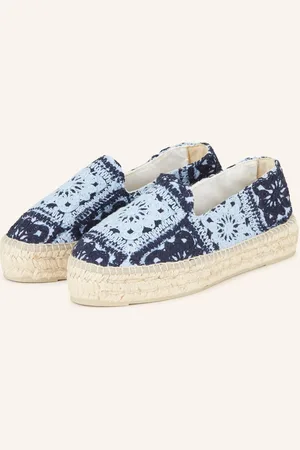 MANEBI Manebí Espadrilky modrá tmavě modrá