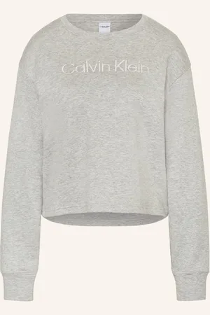 Calvin Klein Pohodlná Domácí Mikina Modern Terry šedá