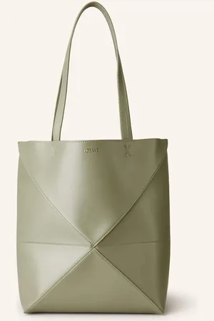 Loewe Shopper Puzzle Fold zelená