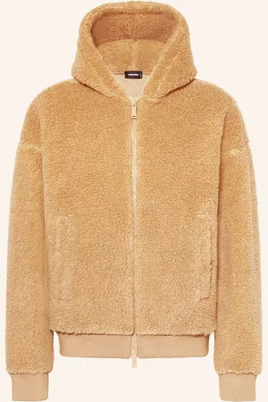 Dsquared2 Plyšová Bunda Icon velbloudí