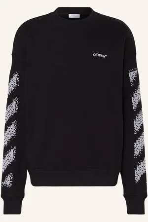 OFF-WHITE Mikina černá bílá