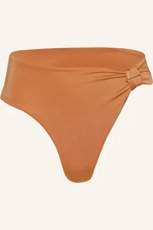 Espadrij l´originale High Waist Bikinové Kalhotky Eileen tmavě oranžová