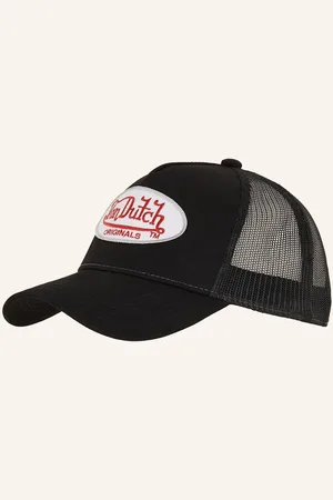 Von Dutch Kšiltovka Trucker Boston černá bílá červená