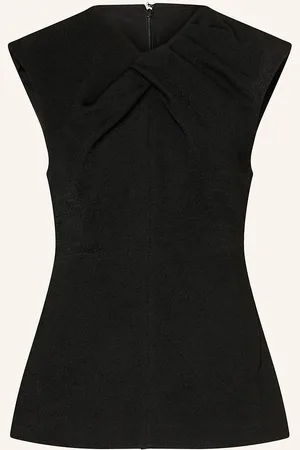 Jil Sander Pletený Top černá