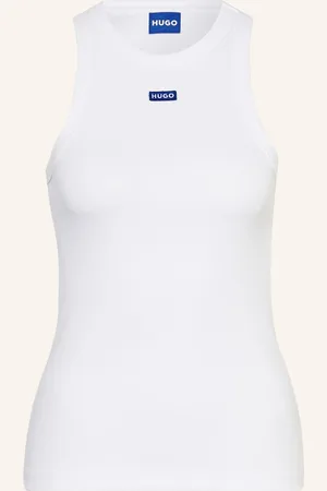 Hugo Blue Top Easy Tank bílá