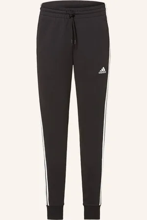 adidas Tepláky Essentials černá bílá