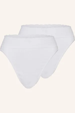 Calida Kalhotky Panty Iconics, 2 Kusy V Balení bílá