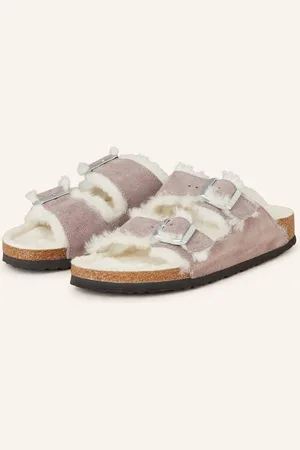 Birkenstock Pantofle Arizona Shearling světle fialová