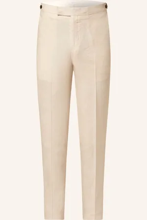 Reiss Lněné Kalhoty Kin Slim Fit
