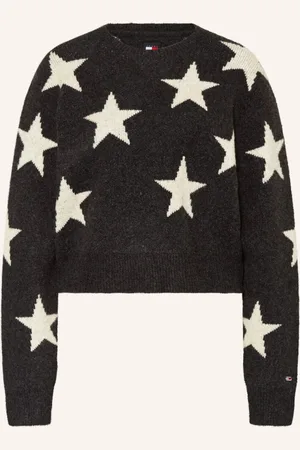Tommy Hilfiger Svetr černá světle šedá