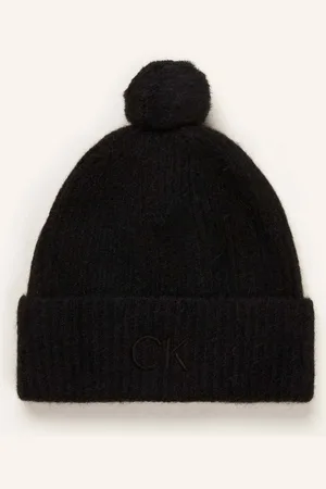 Calvin Klein Čepice S Alpakou černá