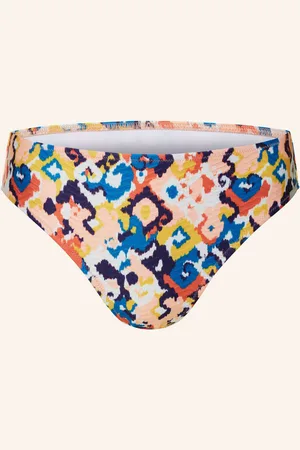 Lidea Basic Bikinové Kalhotky Heartbeat modrá režná oranžová