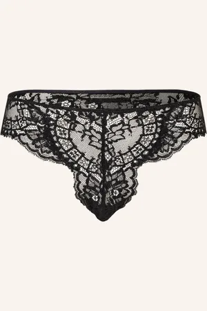 Wolford Kalhotky Belle Fleur černá