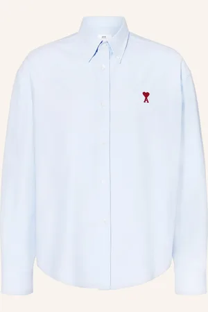 Ami Košile Oxford Classic Fit tmavě modrá