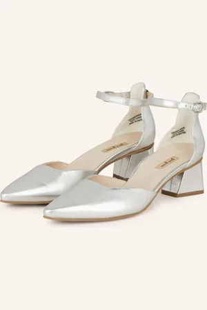 Paul Green Slingpumps S Otevřenou Patou stříbrná