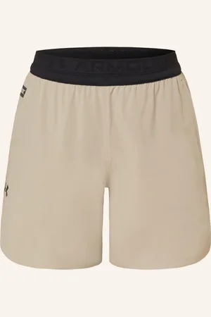 Under Armour Tréninkové Šortky Ua Peak světle hnědá černá