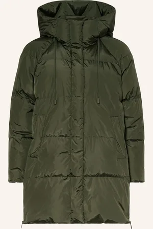 Max Mara Péřový Kabát Newbembo tmavě zelená