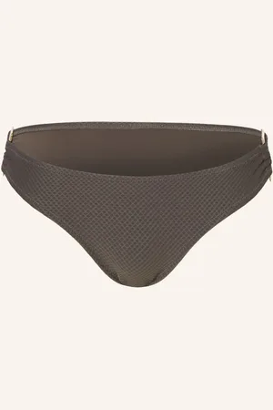 Heidi Klein Basic Bikinové Kalhotky Core olivová