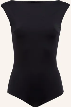 MYMARINI Oboustranné High Neck Plavky Seabody S Uv Ochranou 50+ černá tmavě šedá krémová