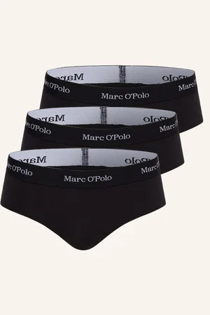 Marc O’ Polo Sada Kalhotek Panty, 3 Kusy V Balení černá