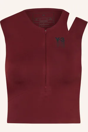 Y-3 Běžecké Triko Running tmavě červená