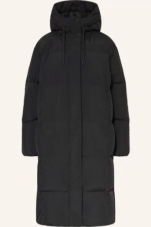 HUGO BOSS Péřový Kabát Fini černá