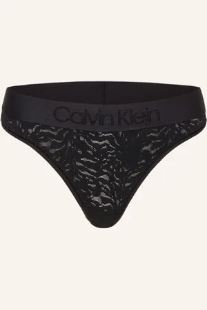 Calvin Klein Kalhotky String Intrinsic černá